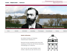 Tablet Screenshot of industriemuseum-geesthacht.de